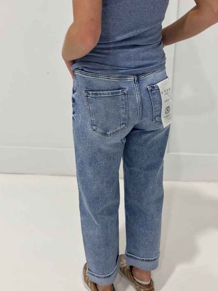 The Littleton High Rise Ankle Boyfriend Jean