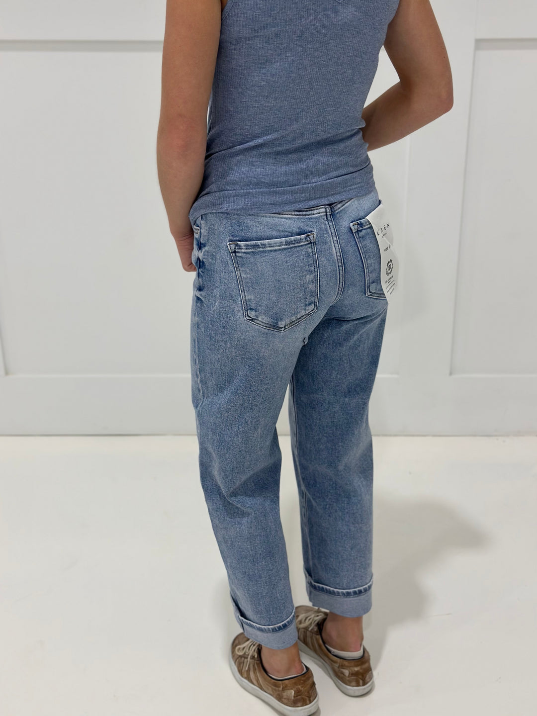 The Littleton High Rise Ankle Boyfriend Jean