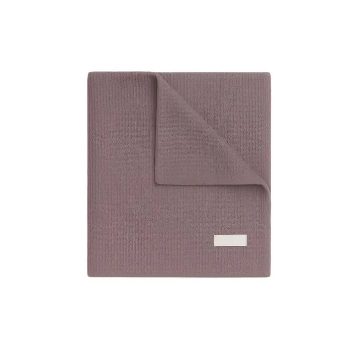 Organic waffle knit baby blanket in purple crafted from soft lightweight cotton gentle on baby skin ideal for swaddling, cuddling, stroller use, or naps breathable, cozy, and durable a must-have stylish and practical baby essential for newborns and infants.