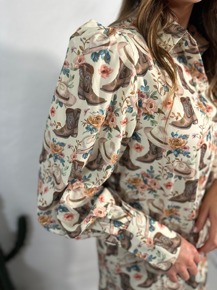 The Boot Floral