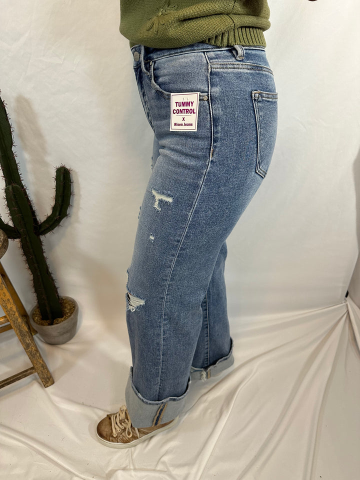 The Brooklyn Slouchy Wide Jeans