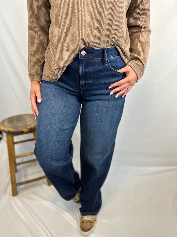 The Kenny Mid Rise Wide Baggy Jeans