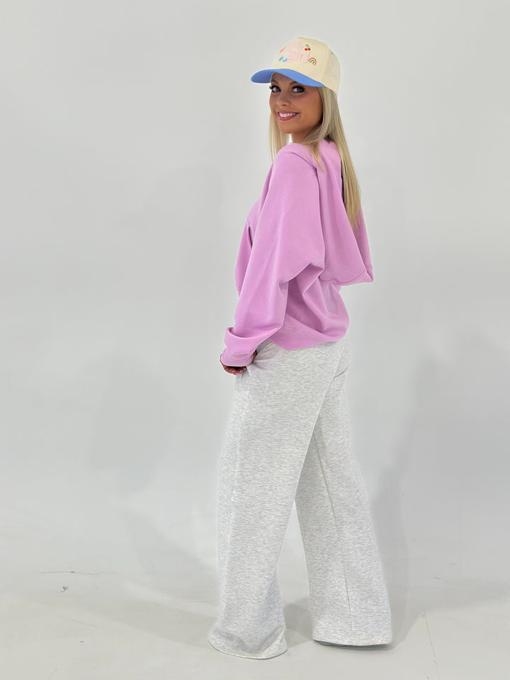 The Shane Light Heather Grey Scuba Straight Pant offers a relaxed fit with silky smooth, lightweight, and cooling Modal Poly Span fabric. Features an elastic waistband with drawstring and convenient side pockets. Available in Small (3-5), Medium (6-8), and Large (9-11).
