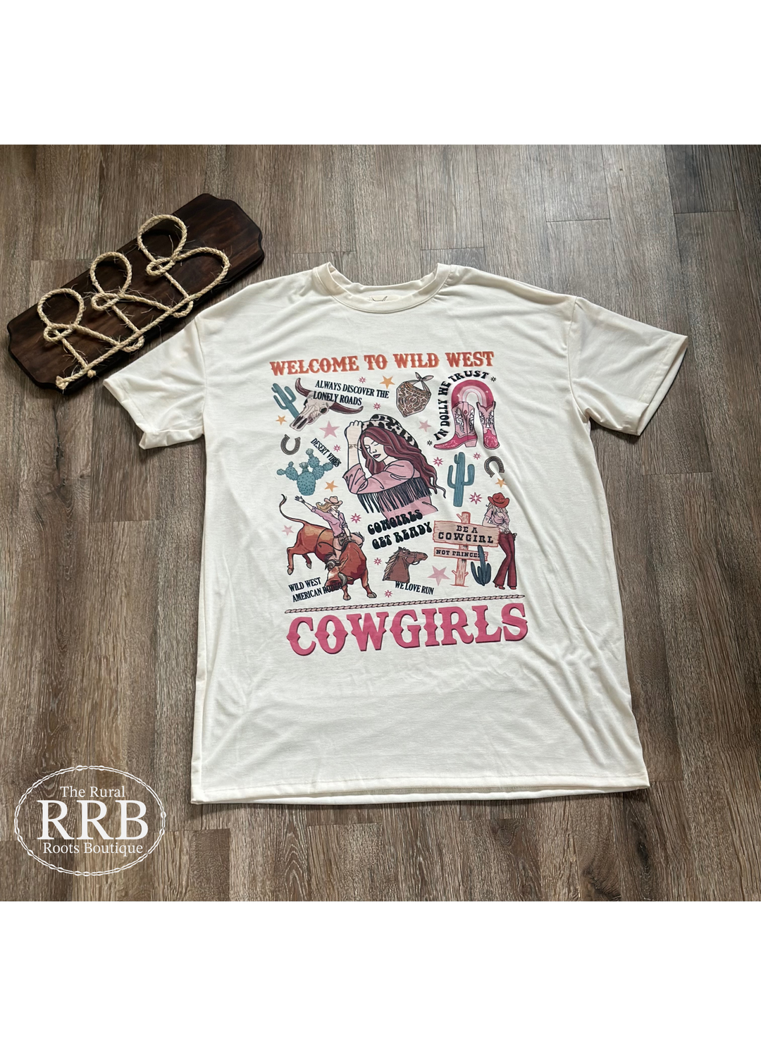 Embrace effortless style with The Wild West Shirt in vanilla. This relaxed fit T-shirt dress combines 78% polyester, 18% rayon, and 4% spandex for a comfortable wear. Ideal for any casual occasion, it’s a versatile addition to your wardrobe.